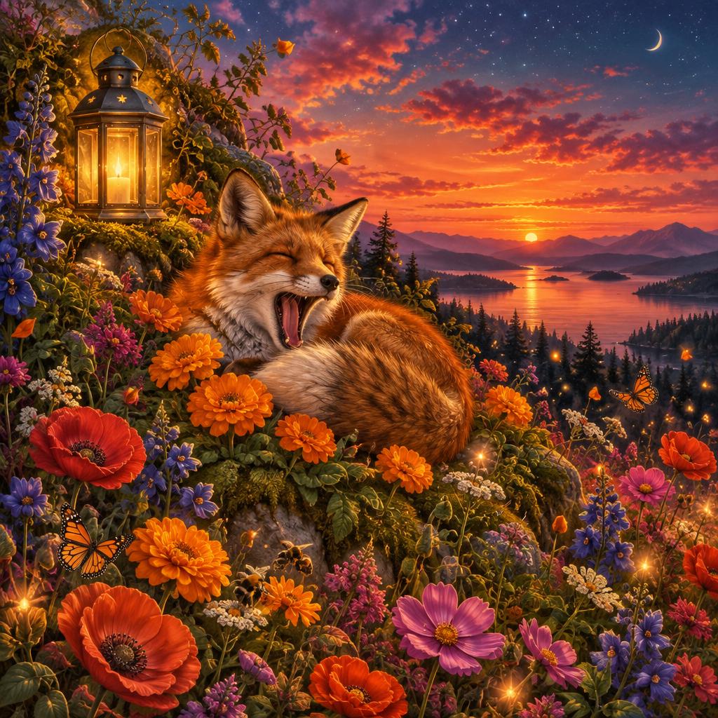 The Yawning Fox
